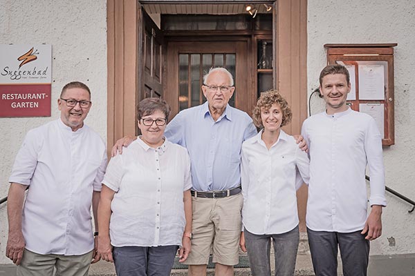 Familie Etgeton und Team