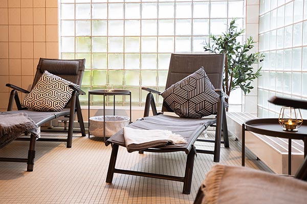 Sauna mit Ruhebereich