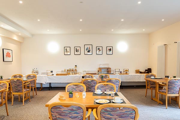 Reichhaltiges Frühstücksbuffet